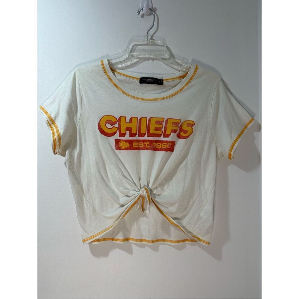 Junk Food Clothing LA Kansas City Chiefs women’s short sleeve top size M #43-162